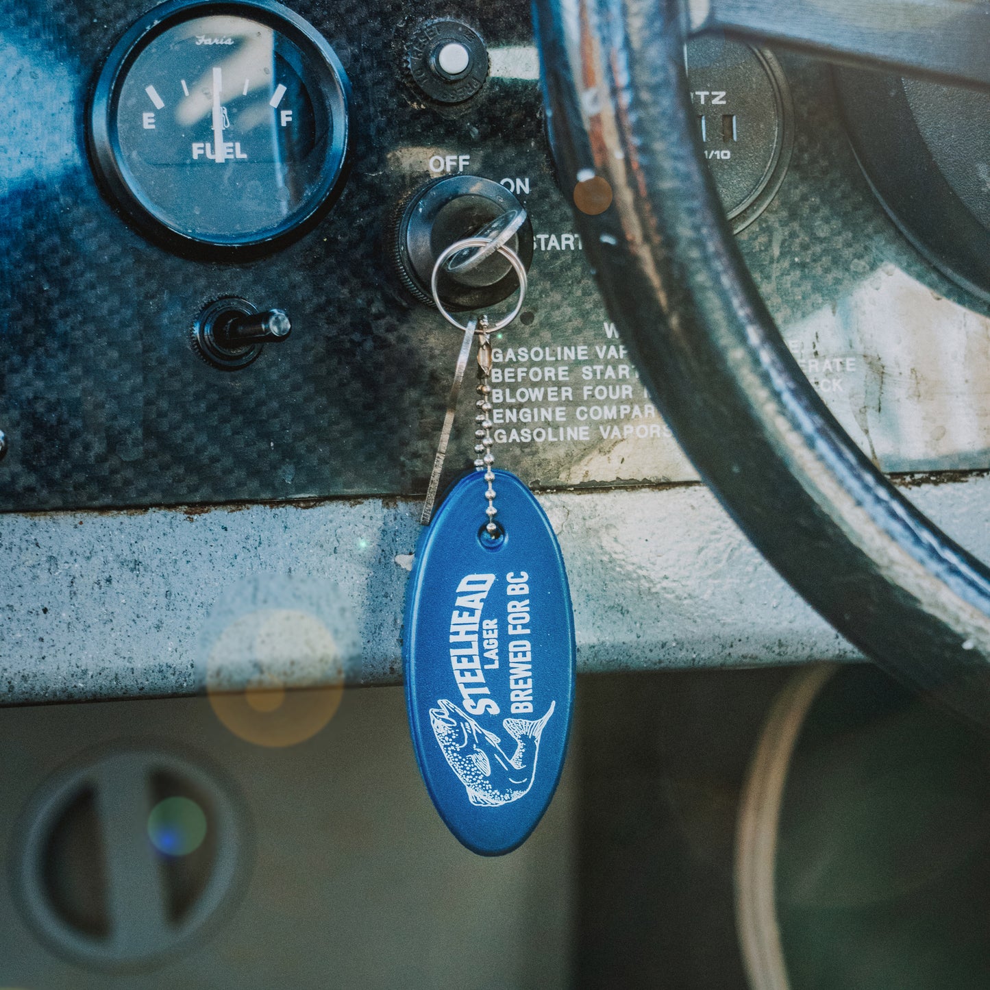 Steelhead Floating Keychain