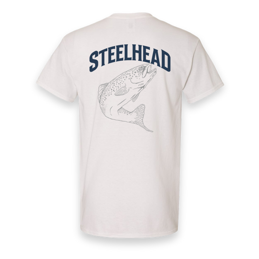 Steelhead Pocket Tee, White