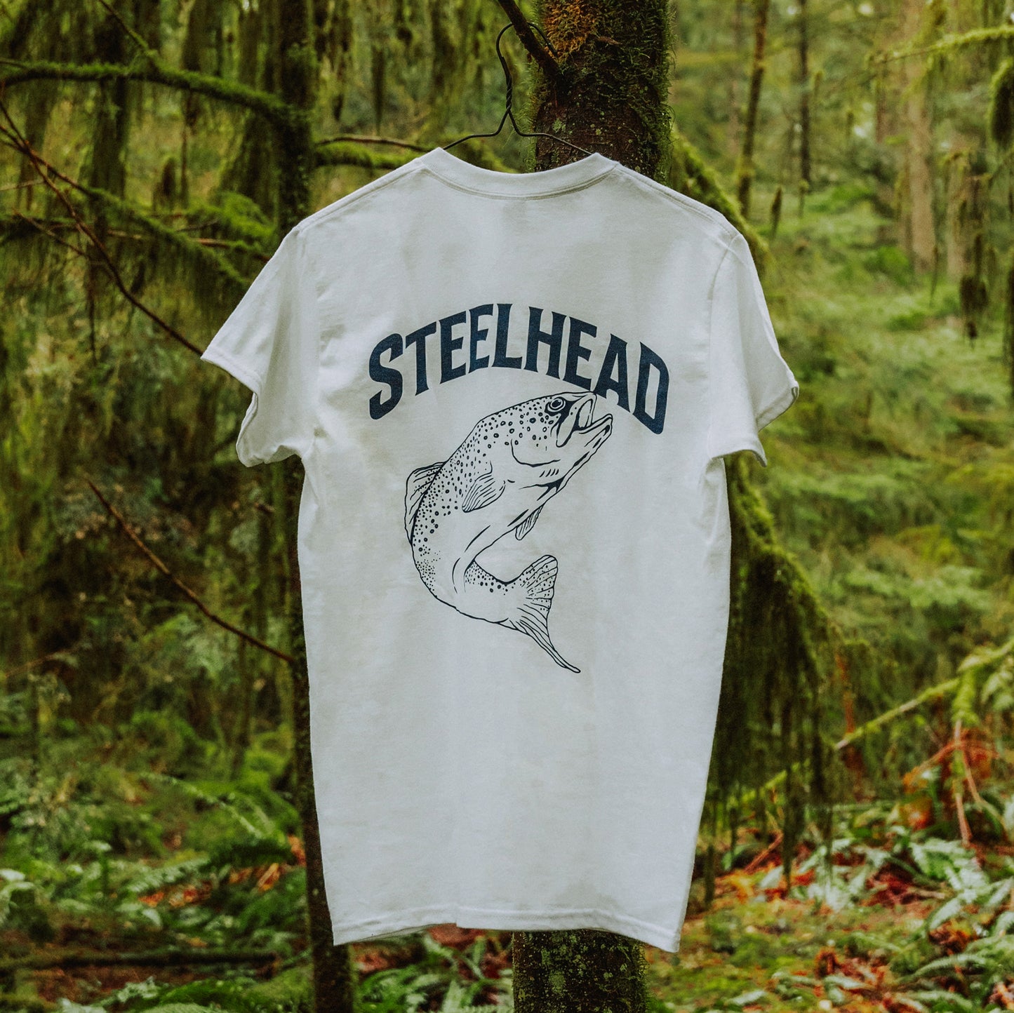 Steelhead Pocket Tee, White