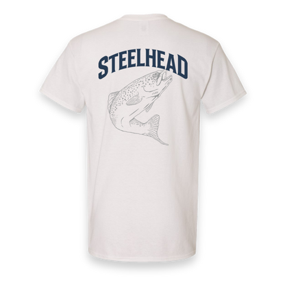 Steelhead Pocket Tee, White