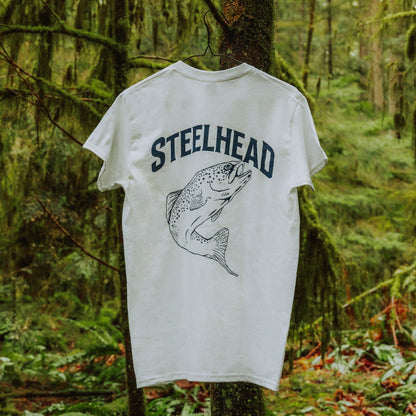 Steelhead Pocket Tee, White
